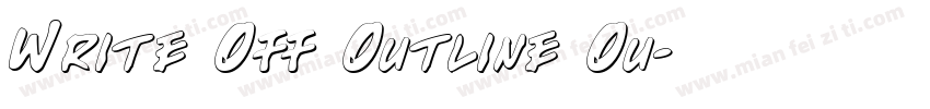 Write Off Outline Ou字体转换